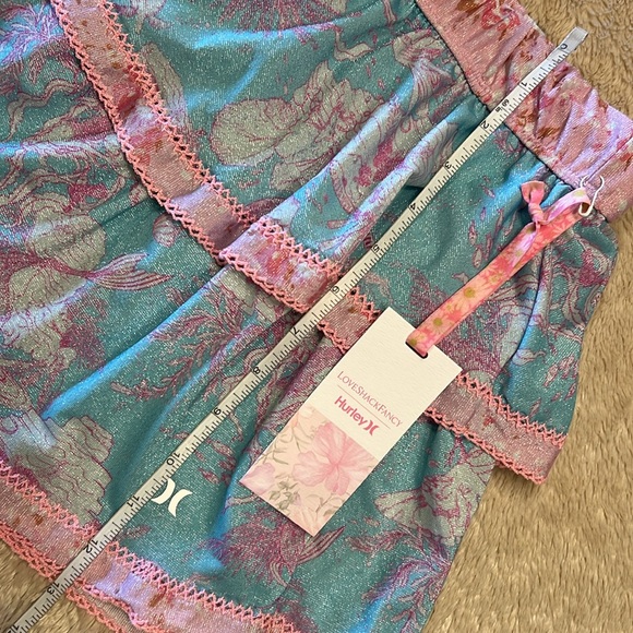 LOVESHACKFANCY X HURLEY Tiered Mini Skirt - Picture 14 of 14